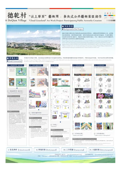 德乾村 · 云上草原项目展板